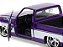 Chevrolet C10 1985 Cartelli Wheels 1:24 Jada Toys Purple - Imagem 4
