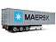 Container Trailer MAERSK 1:24 Solido - Imagem 2