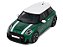Mini Cooper F56 JCW British Racing IV 2023 1:18 OttOmobile Verde - Imagem 7