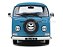 Volkswagen Kombi T2 Pick-Up 1968 1:18 Solido Azul - Imagem 3
