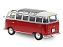 Volkswagen Kombi T1 21 Janelas 1962 1:18 Solido Vermelho - Imagem 2