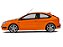 Ford Focus MK.2 ST 2.5 2006 1:18 OttOmobile Laranja - Imagem 11