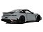 Porsche 911 Turbo S Brabus 900 Rocket-R Nardo Grey 2023 1:18 GT Spirit - Imagem 2