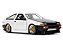 Toyota Trueno 1986 AE86 1:24 Jada Toys Branco - Imagem 5