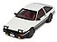 Toyota Sprinter Trueno AE86 1985 1:18 OttOmobile Branco - Imagem 7