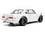 Nissan Skyline (C10) Hakosuka Solido Works 1970 1:18 Solido Branco - Imagem 2