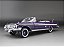 Chevrolet Impala 1961 Open Convertilbe Lowrider 1:18 Sunstar Purple - Imagem 1