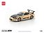 Toyota Supra GT300 TOP SECRET Chrome Gold 1:64 POP RACE - Imagem 1