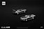 Shelby Mustang GT500 Silver Chrome 1:64 POP RACE - Imagem 2