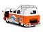 Volkswagen Kombi 1961 + Figura Stitch 1:24 Jada Toys Laranja - Imagem 5