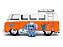 Volkswagen Kombi 1961 + Figura Stitch 1:24 Jada Toys Laranja - Imagem 7