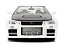 Nissan Skyline GT-R R34 2002 HKS Power JDM Tuners 1:24 Jada Toys Branco - Imagem 3