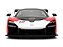 McLaren Senna Hyper-Spec Series 1:24 Jada Toys Branco Vermelho - Imagem 3