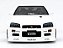 Nissan Skyline GT-R (BNR34) by KRC Japan 2019 1:18 OttOmobile Branco - Imagem 3