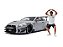 Nissan GT-R (R35) Liberty Walk Body Kit Type 2.0 2024 + Kato San Figure 1:18 Solido - Imagem 1