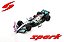 Fórmula 1 Mercedes AMG Petronas F1 Team W13 Winner GP Brasil 2022 George Russell 1:18 Spark - Imagem 1