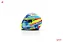 Capacete Fernando Alonso Aston Martin Aramco F1 Team 2024 3 1:5 Spark - Imagem 3