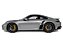 Porsche 911 992.1 Turbo S 2020 1:8 GT Spirit Prata - Imagem 11