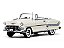 Chevrolet Bel Air 1953 Open Convertible 1:18 Sunstar Platinum Branco - Imagem 1