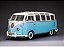 Volkswagen Kombi Samba 1962 1:12 Sunstar Azul - Imagem 1