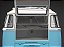Volkswagen Kombi Samba 1962 1:12 Sunstar Azul - Imagem 13