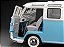 Volkswagen Kombi Samba 1962 1:12 Sunstar Azul - Imagem 9