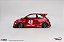 Fiat Abarth 595 Liberty Walk LB-WORKS x Abas Works 1:18 TopSpeed Vermelho - Imagem 6