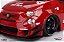 Fiat Abarth 595 Liberty Walk LB-WORKS x Abas Works 1:18 TopSpeed Vermelho - Imagem 3