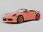 Porsche 911 Turbo S Cabriolet BRABUS 900 2024 1:18 GT Spirit Peetch Pink - Imagem 1