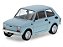 Fiat 126 1972 1:18 MCG Azul - Imagem 1