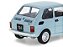 Fiat 126 1972 1:18 MCG Azul - Imagem 4