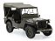 Jeep Willys 1/4 Ton Army Truck 1:18 Welly (c/ capota) - Imagem 11