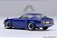Nissan Fairlady Z Wangan Midnight AKUMA no Z (Comic #1 Version) 1:64 Autoart Azul - Imagem 2