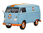 Cool Kombi Oil Tribute GULF 2024 1:18 Solido Azul - Imagem 1