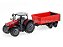 Trator Massey Ferguson 8740S + Carreta Bburago - Imagem 1