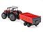 Trator Massey Ferguson 8740S + Carreta Bburago - Imagem 5