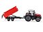Trator Massey Ferguson 8740S + Carreta Bburago - Imagem 7