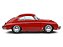 Porsche 356 Pre-A 1953 1:18 Solido Vermelho - Imagem 10