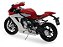 MV Agusta F3 800 1:10 Welly Vermelho - Imagem 4