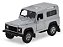 Land Rover Defender 90 2015 1:36 Welly Prata - Imagem 1