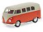 Volkswagen Kombi T1 Bus 1963 1:36 Welly Laranja - Imagem 1