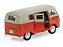 Volkswagen Kombi T1 Bus 1963 1:36 Welly Laranja - Imagem 4