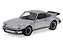Porsche 911 Turbo 1974 1:24 Welly Prata - Imagem 1