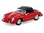 Porsche 356A Speedster 1956 1:24 Welly Vermelho - Imagem 1
