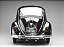 Volkswagen Fusca Beetle Saloon 1961 1:12 Sunstar Preto - Imagem 4
