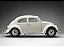 Volkswagen Fusca Beetle Saloon 1961 1:12 Sunstar Branco - Imagem 10