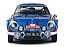 Alpine A110 1600S Rallye Monte Carlo 1972 1:18 Solido Azul - Imagem 3
