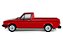 Volkswagen Caddy MK1 1982 1:43 Solido Vermelho - Imagem 7
