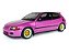Honda Civic (EG6) Solido Works 1991 1:18 Solido Rosa - Imagem 1