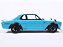 Nissan Skyline 2000 GT-R (KPGC10) Hakosuka Liberty Walk 1970 1:18 Solido Azul - Imagem 6